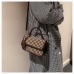 3Contrast Color Houndstooth Handbag Shoulder Bags