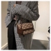 1Contrast Color Houndstooth Handbag Shoulder Bags