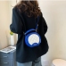 1Contrast Color Rhombus Lattice Shoulder Bag Handbag