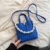 8Faux Pearl One-Shoulder Crossbody Handbags Women