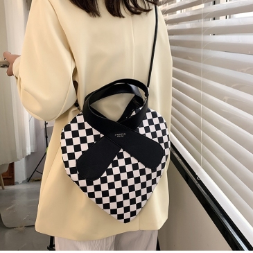 Personalized Contrast Color Shoulder Bag Handbags