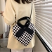 1Personalized Contrast Color Shoulder Bag Handbags