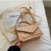 19Simple Design Rhombus Lattice Shoulder Bag Handbag