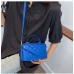 10Simple Design Rhombus Lattice Shoulder Bag Handbag