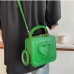 8Solid Color Zipper Handbag Shoulder Strap Bag