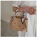 4Straw Heart Drawstring Handbags For Women