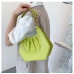 3Stylish Ruched Solid Ladies Handbags