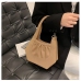 1Stylish Ruched Solid Ladies Handbags