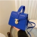 18Temperament Pure Color Handbag Shoulder Bags
