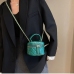 11Trendy Rhombus Lattice Chain Strap Shoulder Bag Handbags
