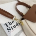12Versatile Contrast Color Handbags Shoulder Bag