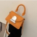 11Versatile Pure Color Hasp Mini Shoulder Bag
