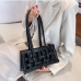 6Versatile Solid Woven Ladies Designer Handbags