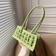 Versatile Solid Woven Ladies Designer Handbags