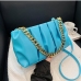 7 Chain Ruched Zipper Shoulder Bag For Women