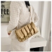 11 Chain Ruched Zipper Shoulder Bag For Women