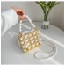 12 Dating Faux Pearl Drawstring Shoulder Bag Handbags