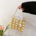 13 Dating Faux Pearl Drawstring Shoulder Bag Handbags