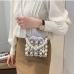 5 Dating Faux Pearl Drawstring Shoulder Bag Handbags