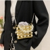 7 Dating Faux Pearl Drawstring Shoulder Bag Handbags