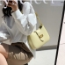 3 Fashion Pure Color Shoulder Bag