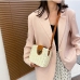 9  Fashion Weave Square Shoulder Bag