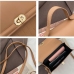 10 Twist Lock Pure Color Ladies Shoulder Bags