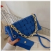 17 Weaving Chain Zipper Pu 2 Piece Shoulder Bags Set