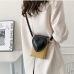 4Contrast Color Bead Strap Cross Shoulder Bag