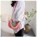 4Contrast Color Fluorescent Chain Shoulder Bag