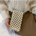 6Cute Full Faux Pearl Open Shoulder Bags