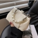 5Designer Ladies Faux Pearl Chain  White Shoulder Bags