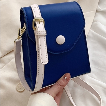 Easy Matching Contrast Color Women Shoulder Bags