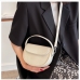 22Easy Matching  Semicircle Solid Shoulder Bags