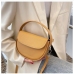 8Easy Matching  Semicircle Solid Shoulder Bags