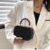 6Euro Style Ladies Black Cross Shoulder Bags