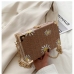 12Fashion Daisy Embroidery Straw Chain Shoulder Bags