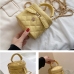 7Fashion Rhombic Lattice Shoulder Bags