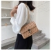 4Fashion Ruched Designs Golden Chain Shoulder Bag