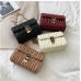 10Fashion Ruched Designs Golden Chain Shoulder Bag