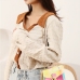 5Fashion Transparent Golden Chain Shoulder Bag