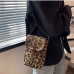 6Fashionable Houndstooth Leopard Phone Shoulder Bag