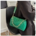 7Gradient Color Rhombus Plaid Chain Design Shoulder Bags