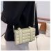 11Korean Style Box Shape PU Shoulder Bags