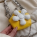 5Ladies Cute Flower Patchwork Chain Shoulder Bags