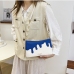 4Simple  Contrast Color Designer Shoulder Bags