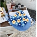 11Simple Contrast Color Flower Weaving Shoulder Bags