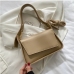 15Simple Design Solid Color Cross-Body Shoulder Bag