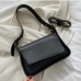 16Simple Design Solid Color Cross-Body Shoulder Bag