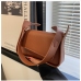 17Simple Design Solid Color Cross-Body Shoulder Bag